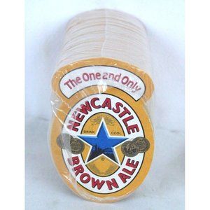 Pkg Newcastle Brown Ale Beer No Bullocks Bar Coasters The One Only Barware New